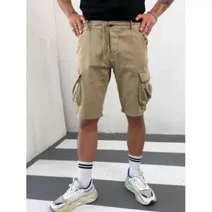 Krátke cargo šortky s gumeným pásom veľkosť: 38