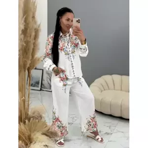 Elegantný kvetovaný komplet FLORYNA veľkosť: M