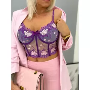 Vyšívaný bralette top DORINTA veľkosť: L