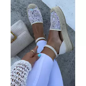 Vyšívané sandále v štýle espadrille KERYNA veľkosť: 41