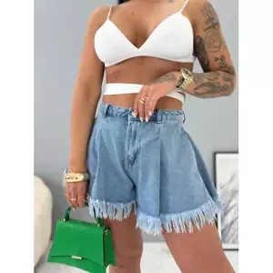 Modré denim šortky BLANCA veľkosť: 40/L