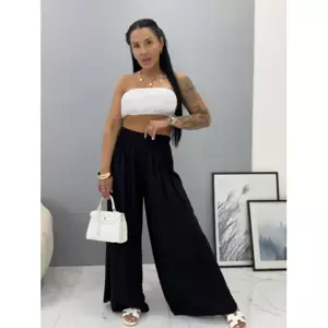 Palazzo nohavice s gumeným pásom GRETA veľkosť: one size