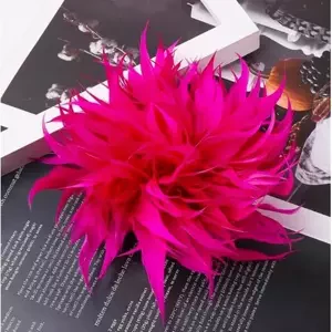 Ozdobná brošňa a sponka do vlasov – 2v1 farba: fuchsia
