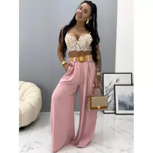Palazzo nohavice s opaskom EVELYN veľkosť: one size