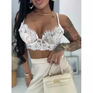 Čipkovaný top PAMELA veľkosť: one size