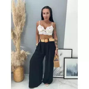 Palazzo nohavice s opaskom EVELYN veľkosť: one size