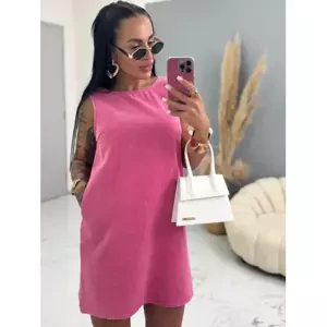 Premium denim šaty s vreckami MELAINA veľkosť: M/L
