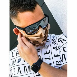 Hnedé maskáčové rúško - 100% bavlna