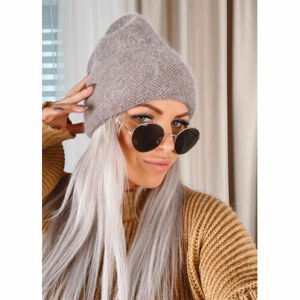 Teplá dámska čiapka NIRA+ farba: taupe