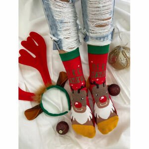 Dámske vianočné ponožky+ veľkosť: 35-38