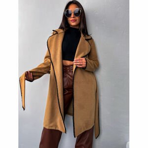 Elegantný plátenný kabát LORANA veľkosť: one size
